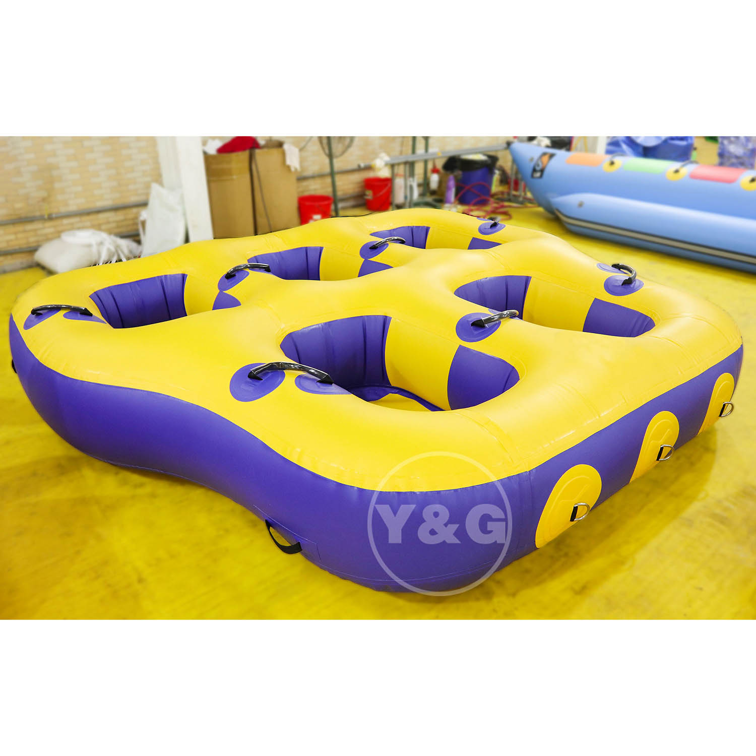 Yellow Inflatable Donut Boat17