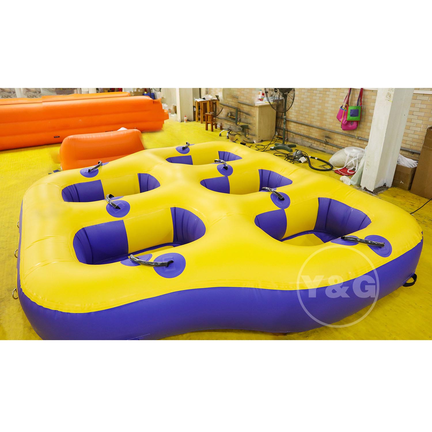 Yellow Inflatable Donut Boat17