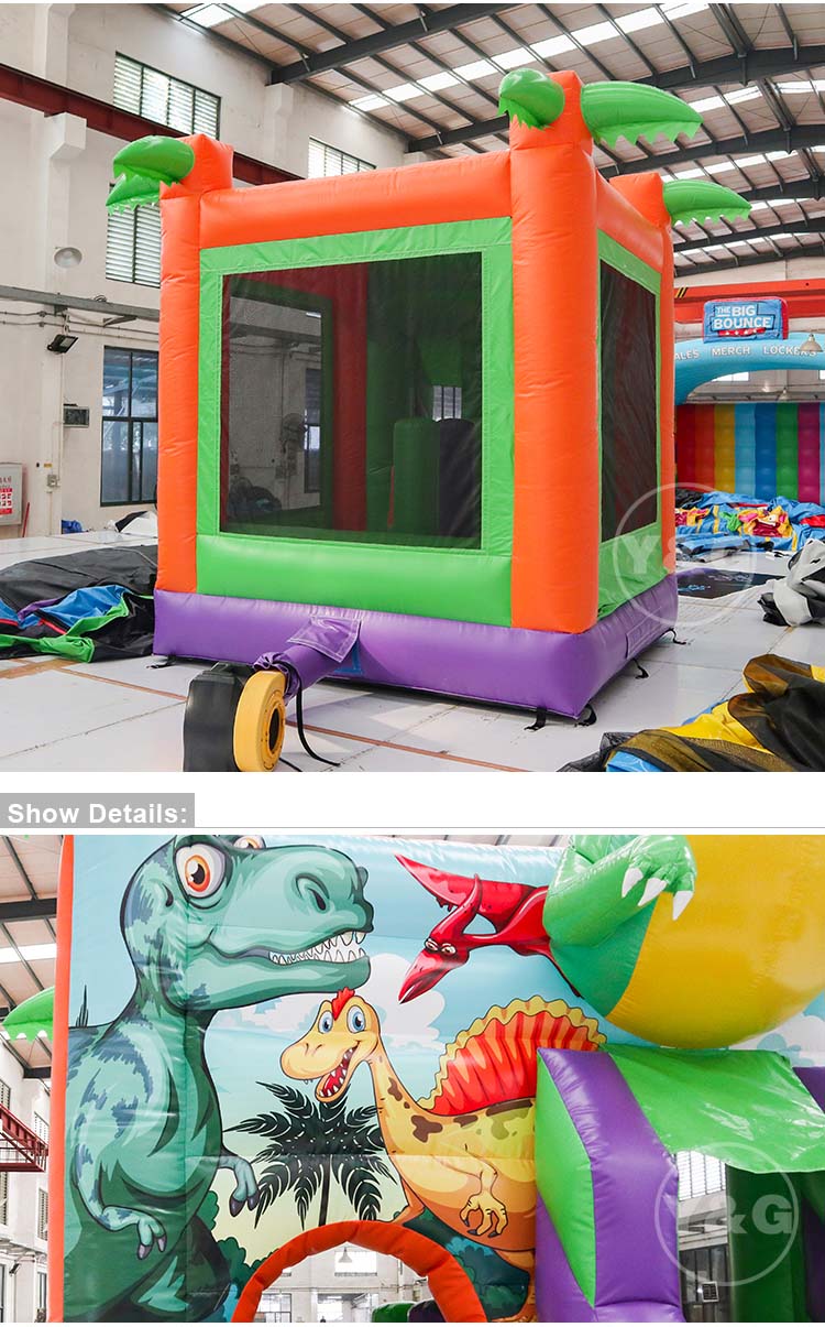 YYG-153Cute Dinosaur Inflatable Bounce House Cute Dinosaur Inflatable Bounce HouseYYG-153