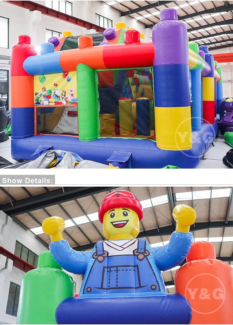 YGO72Popular Lego Inflatable Bounce House Popular Lego Inflatable Bounce HouseYGO72