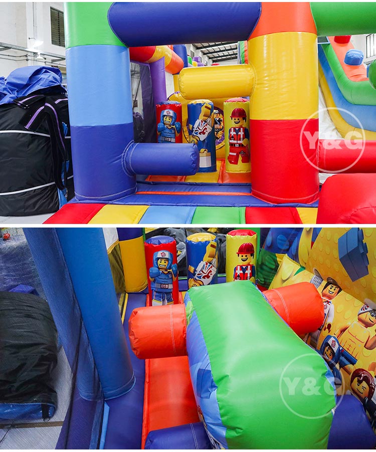 YGO72Popular Lego Inflatable Bounce House Popular Lego Inflatable Bounce HouseYGO72