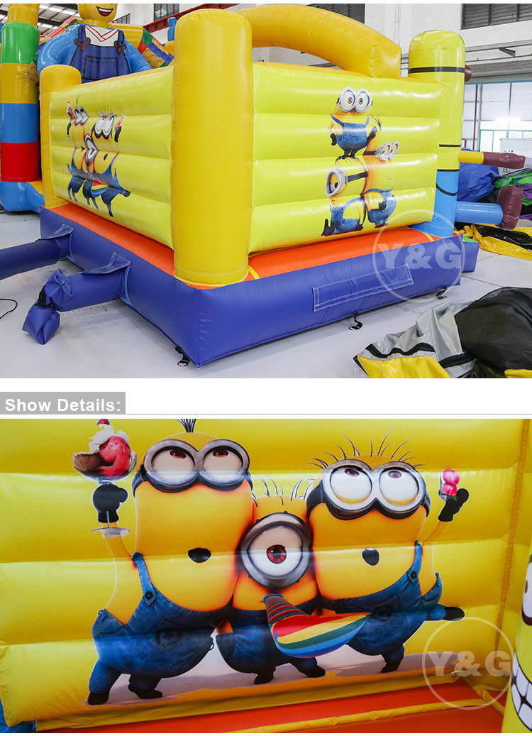 YG-158Fun Minion Inflatable Bounce House Fun Minion Inflatable Bounce HouseYG-158