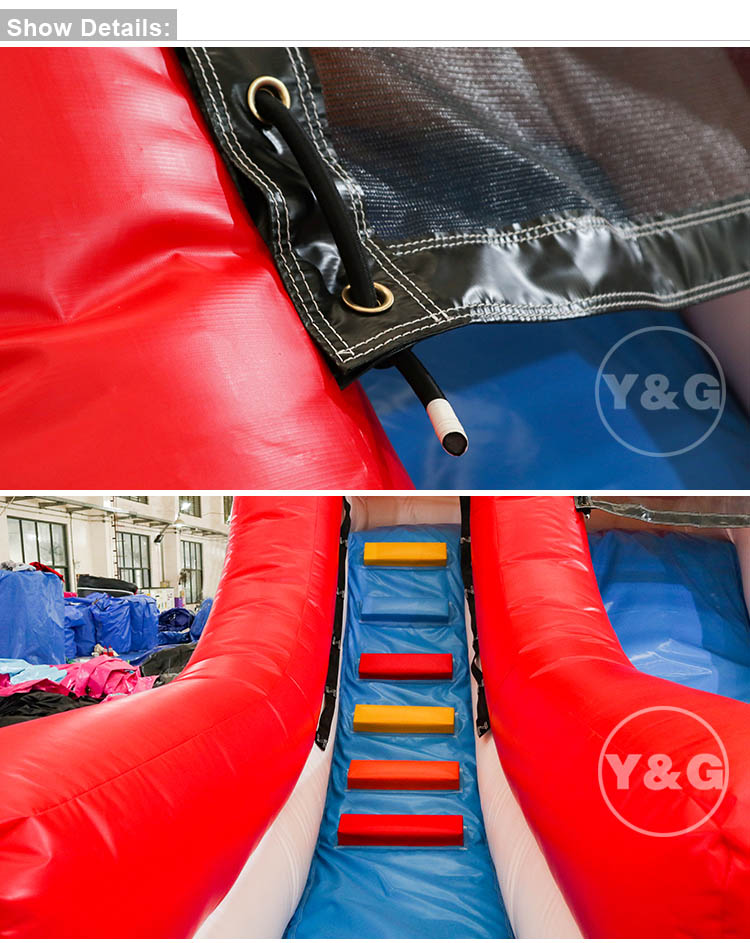 S23-19Commercial 2-lane Inflatable Slide Commercial 2-lane Inflatable SlideS23-19