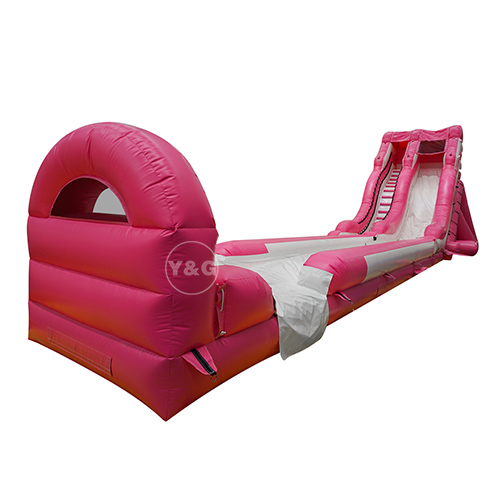 Hot sale pink inflatable water slideS23-15