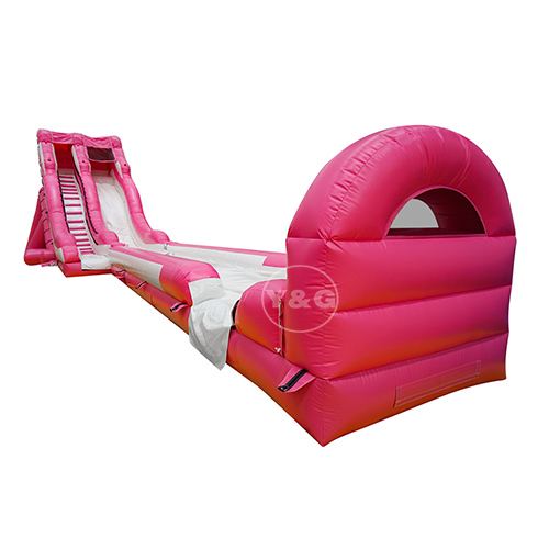 Hot sale pink inflatable water slideS23-15