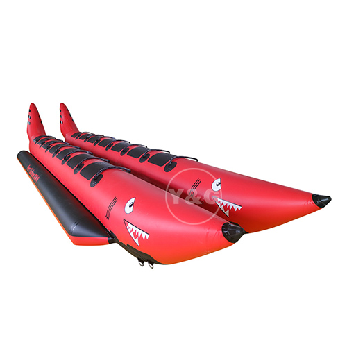 Inflatable Shark Double Row Banana Boat06