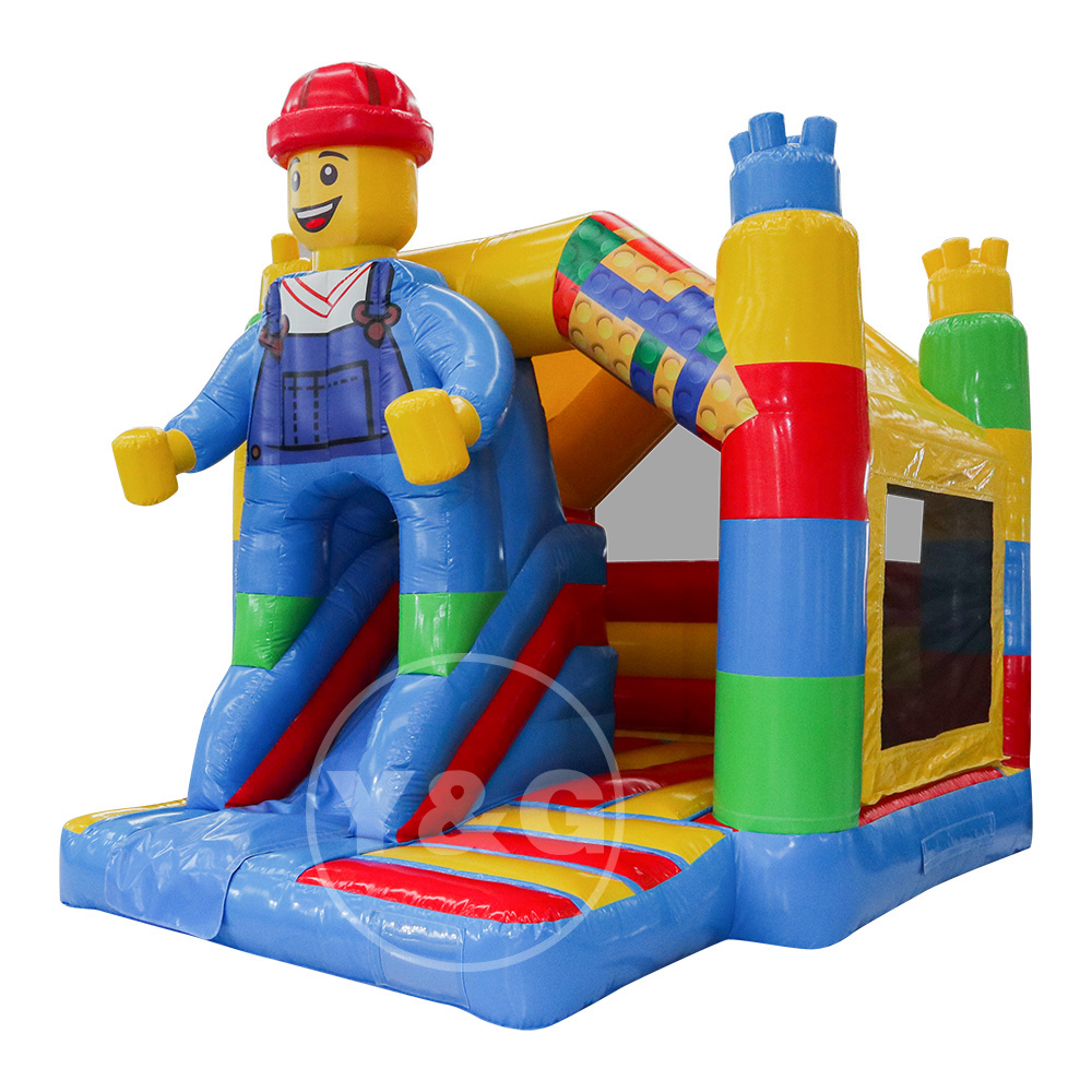 New design lego bounce house for saleA23-L1