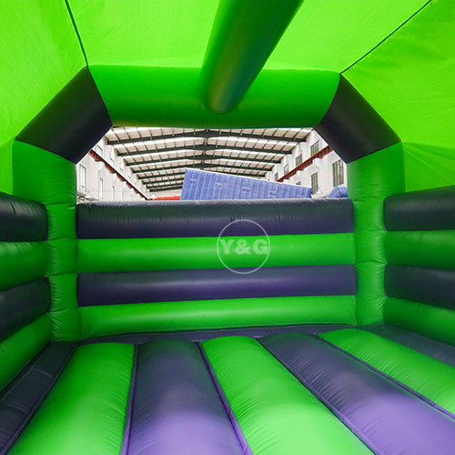 Inflatable Purple Green Bounce HouseYG-118