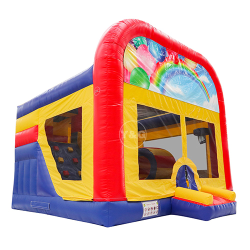 Inflatable Rainbow Balloon Bounce HouseYG-128