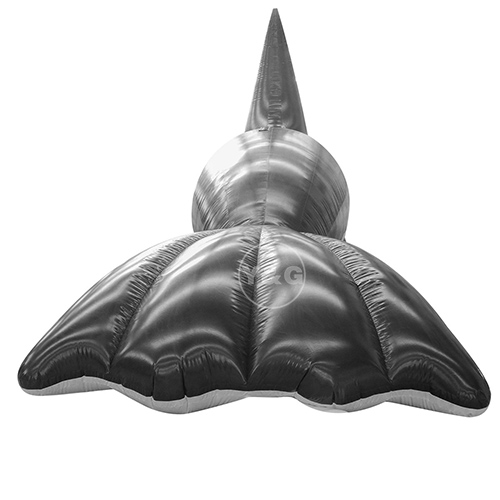 Inflatable black dolphin balloonGO068