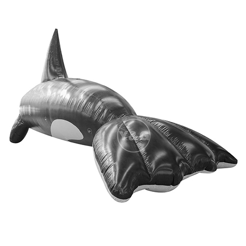 Inflatable black dolphin balloonGO068