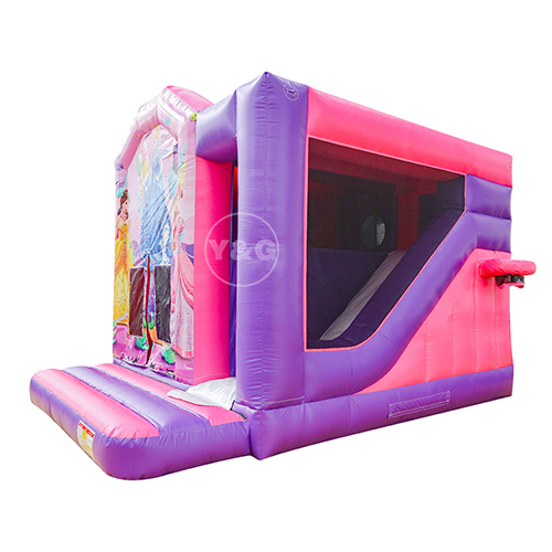 Inflatable princess bouncer slideYG-126