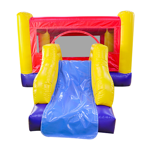 inflatable red and blue bouncer slideYG-131