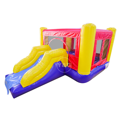 inflatable red and blue bouncer slideYG-131