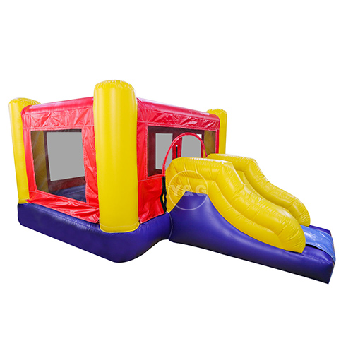 inflatable red and blue bouncer slideYG-131