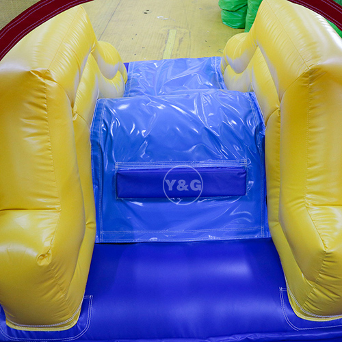 inflatable red and blue bouncer slideYG-131