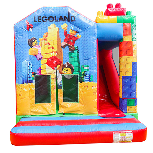 Inflatable Lego Bounce House with SlidesYG-132