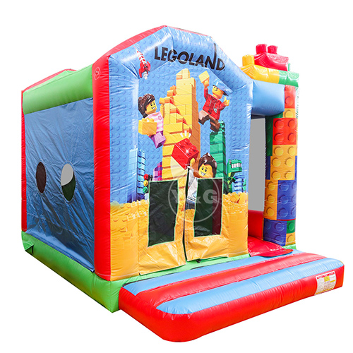 Inflatable Lego Bounce House with SlidesYG-132
