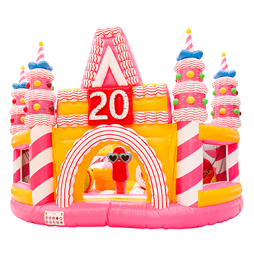 Inflatable birthday cake playgroundGF108