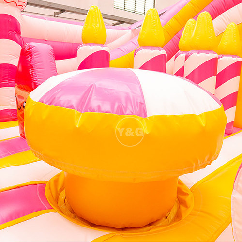 Inflatable birthday cake playgroundGF108