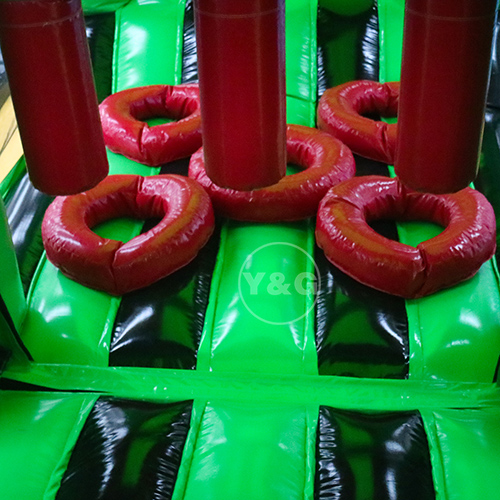 inflatable green obstacle courseYGO56