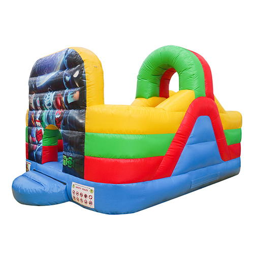 Funny Inflatable Superman obstacle courseYGO53