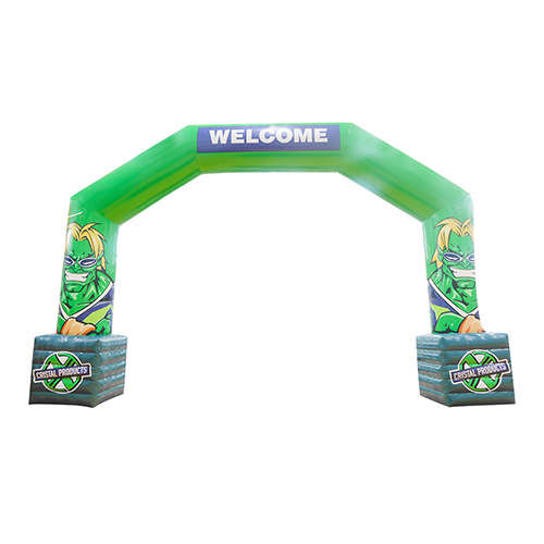 Funny green inflatable archGA153