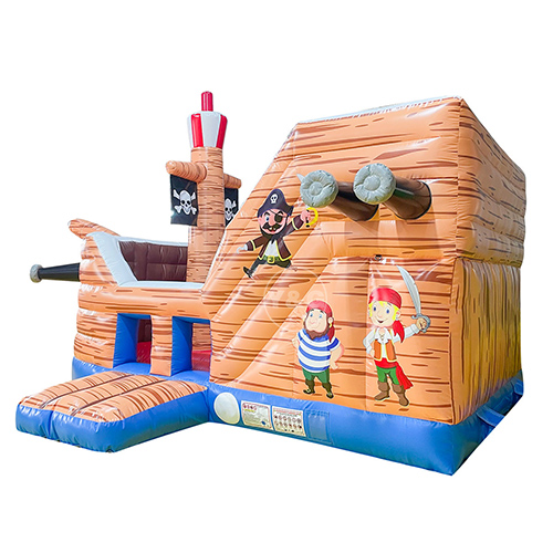 Commercial inflatable pirate ship slideS23-24