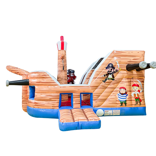 Commercial inflatable pirate ship slideS23-24