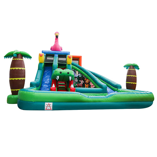 Inflatable Flamingo Jungle FunLandGF110