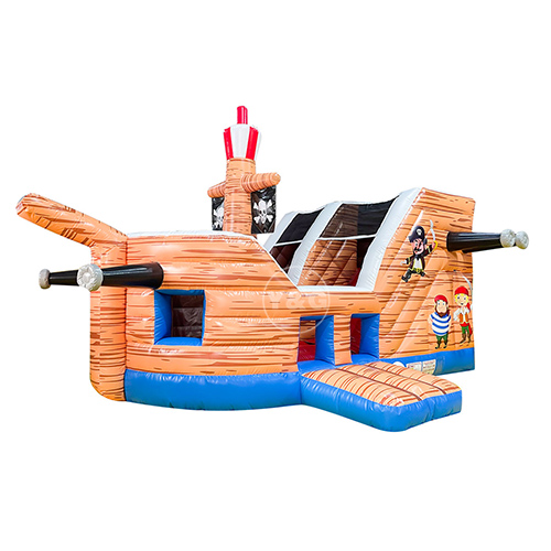 Commercial inflatable pirate ship slideS23-24