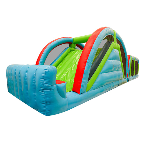 Inflatable light blue obstacle courseYGO66