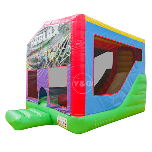 Commercial Green Purple Bounce HouseYG-146