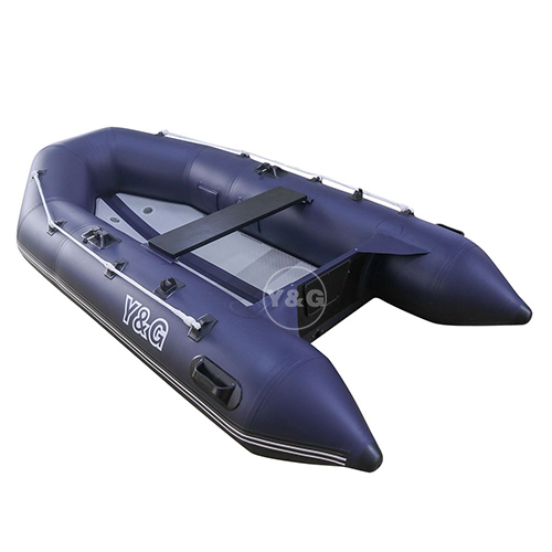 Inflatable royal blue boat10