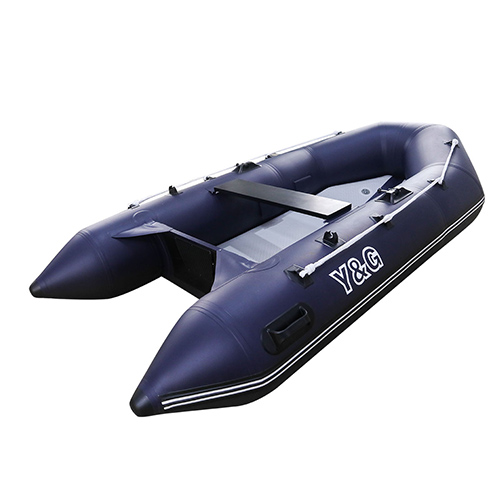 Inflatable royal blue boat10