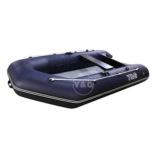 Inflatable royal blue boat10