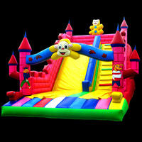 Fun inflatable lake slideYGS-13