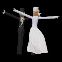 Couple Of Air DancersGD041