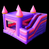 Purple Inflatable Castle GL038