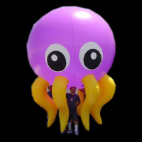 Purple Inflatable BalloonGO017